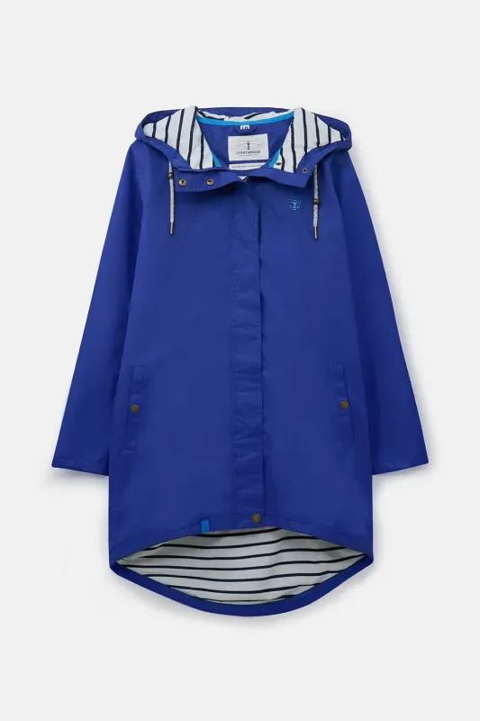 Long Beachcomber Jacket - Indigo