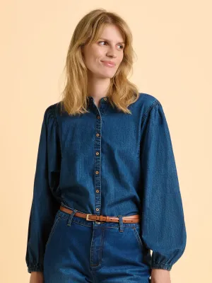 Auri Blouse Blue Denim