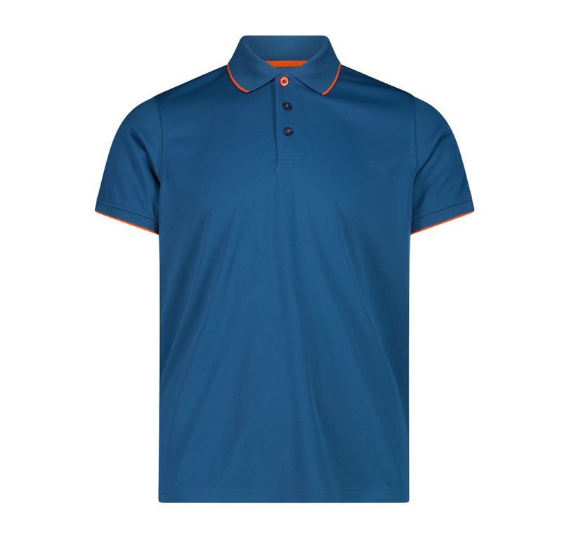Men's Piquet Polo Shirt 39T5807 Ocean