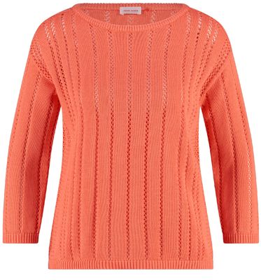 Lemon Soul 3/4 Sleeve Jumper - Hazy Orange