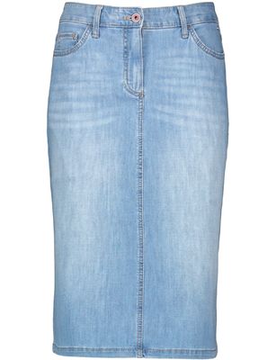 Lemon Soul Denim Skirt - Blue Denim
