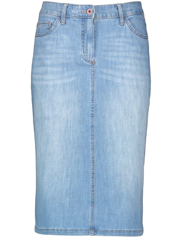Lemon Soul Denim Skirt - Blue Denim