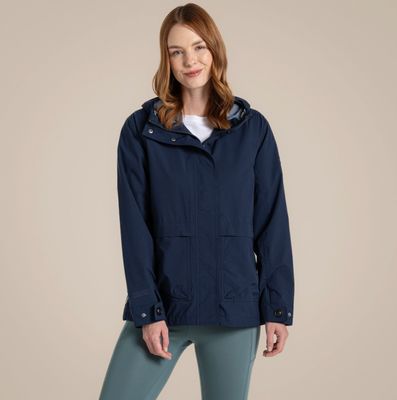 Women's National Trust Tambrook Waterproof Jacket | Blue Navy CWW1220