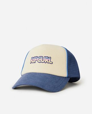 Mixed Revival Trucker- Dark Blue