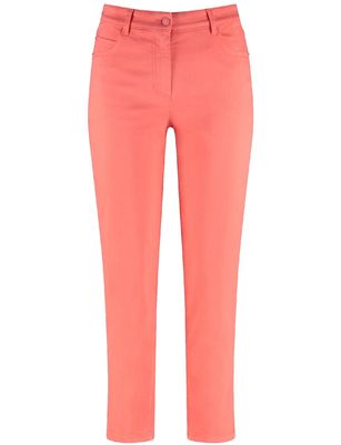 Lemon Soul Cropped Jeans - Rouge