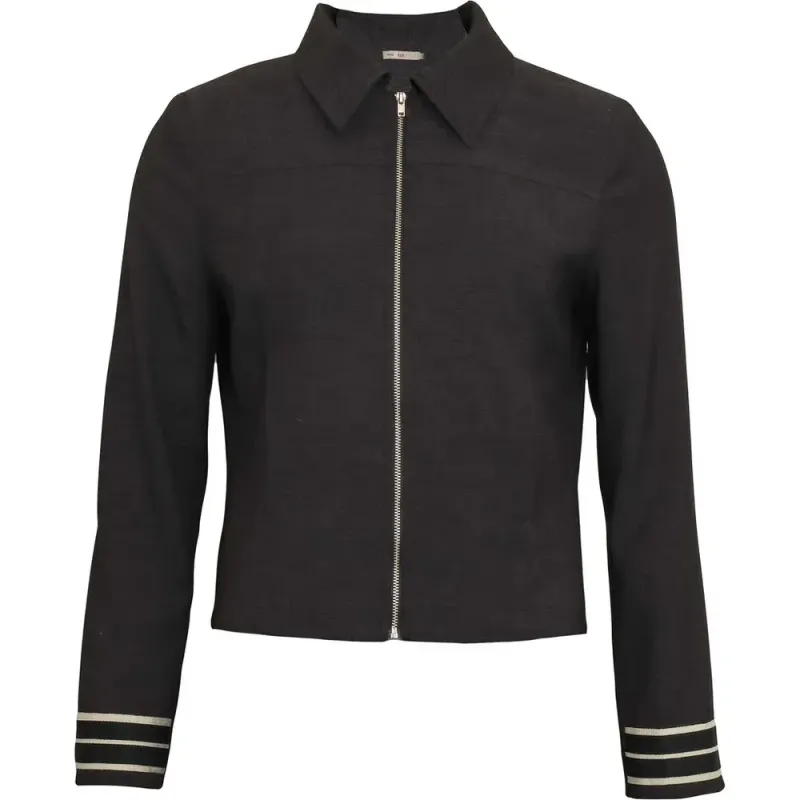 Madonna Jacket - Black Stripe