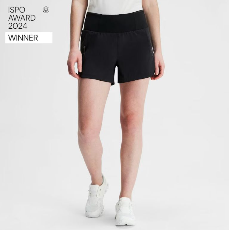 Women’s Seeker Lined 4” Shorts - Black Stingray