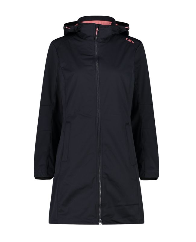 Women's Light Softshell Parka 34A5046 Antracite-Opale
