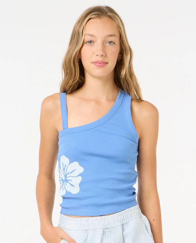 Bliss 1 Shoulder Tank Girls - Blue
