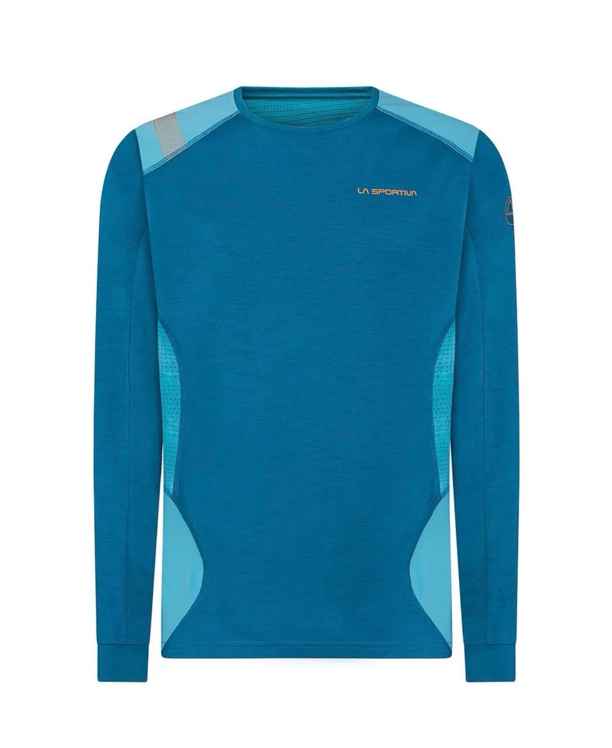 Beyond Long Sleeve Top Mens, Colour: Space Blue/Topaz, Size: M