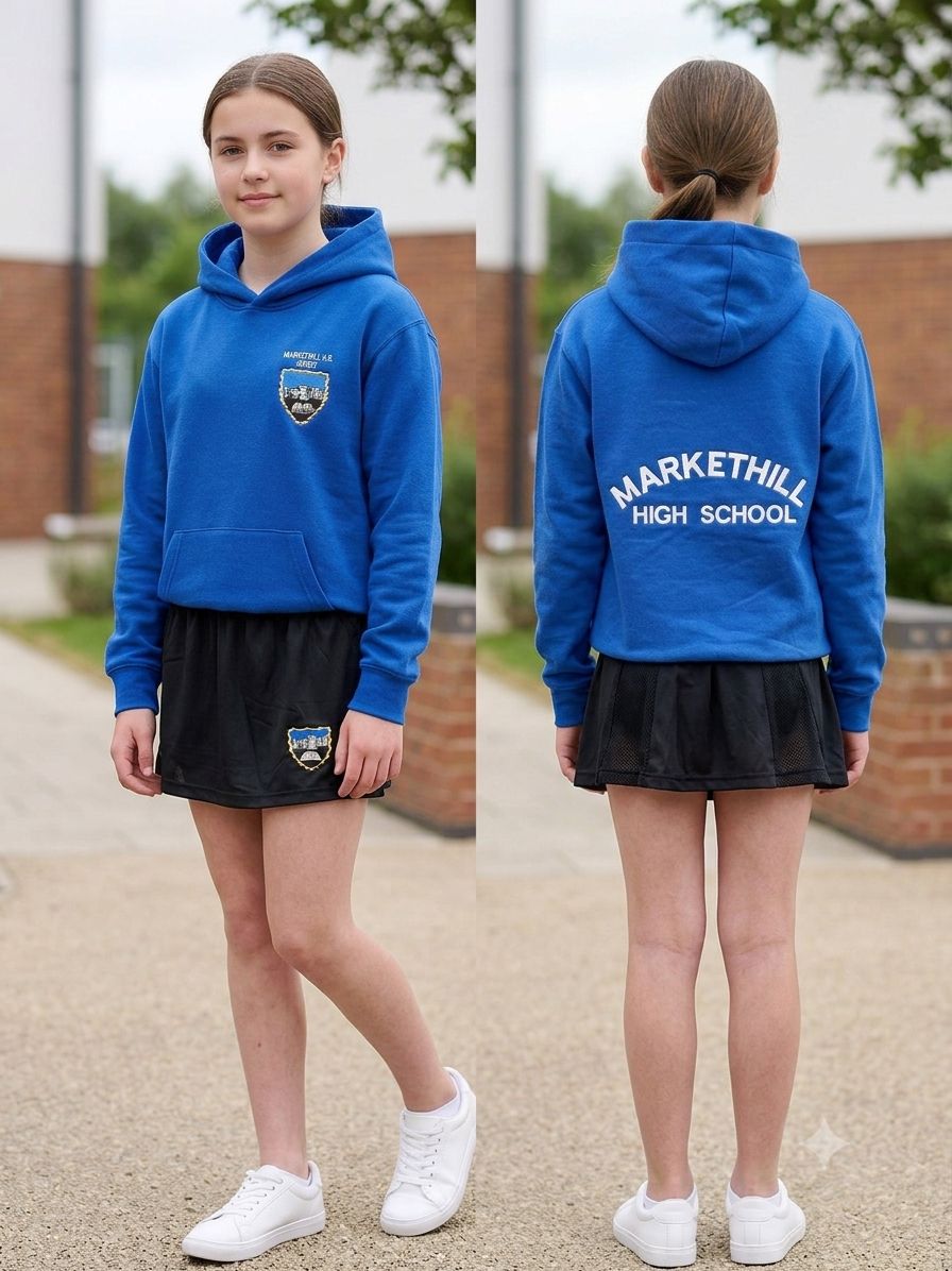 Markethill H.S. Skort, Colour: Black, Size: XXS