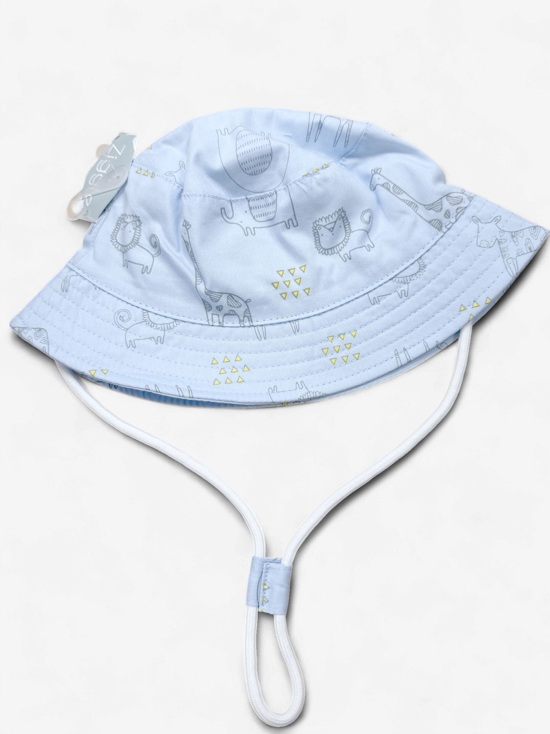 Safari Blue Sun Hat 0-12 Months, Style: HAT3641