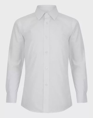 Cadiz Senior Boys Long Sleeve Shirt Twin Pack