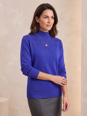 VEE TURTLE NECK JUMPER