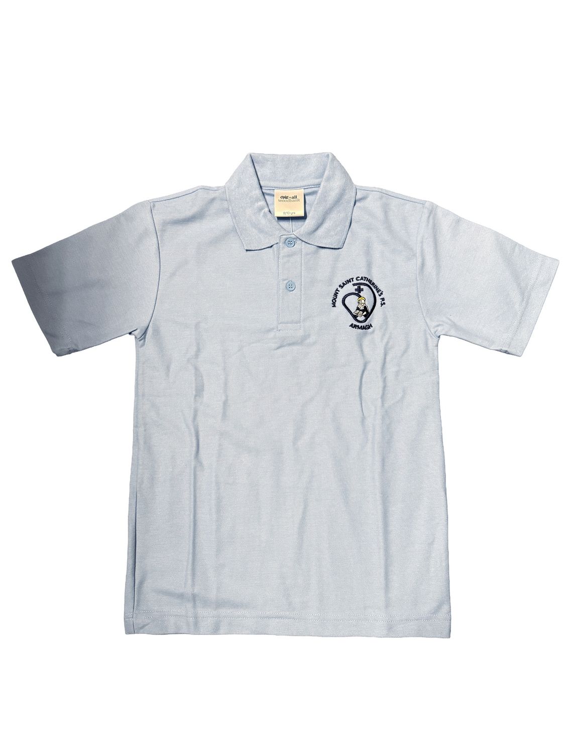 Mount St. Catherine's Polo Shirt, Colour: Sky Blue, Size: 2/3Y