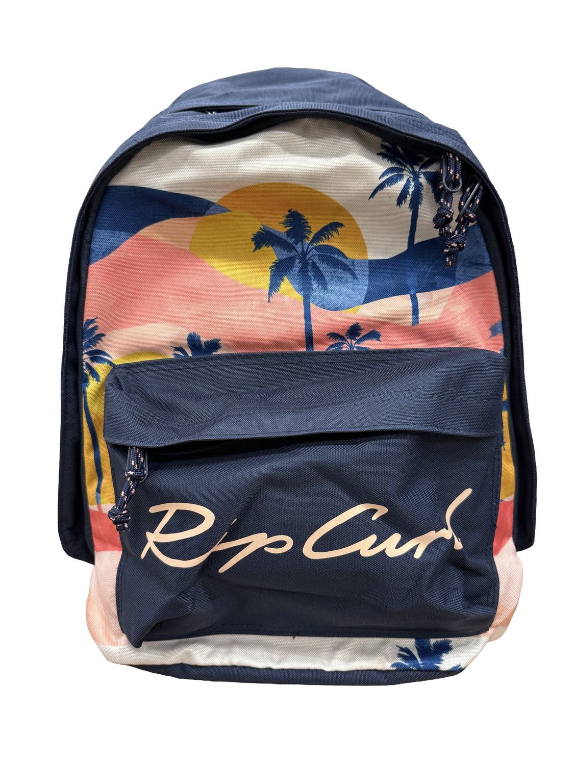 Double Dome 24L Backpack + Scrunchie 038WBA, Colour: Navy/Peach