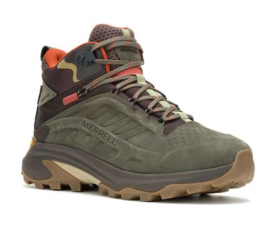 Men's Moab Speed 2 Leather Mid Waterproof Boots -Olive
