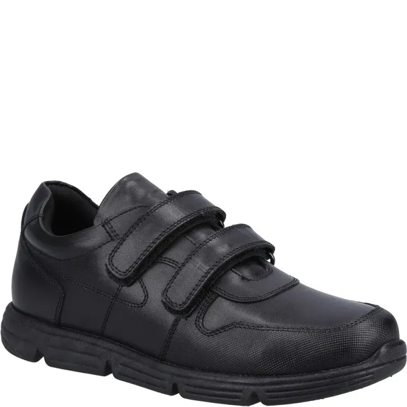 Lucas Junior School Shoes - Black