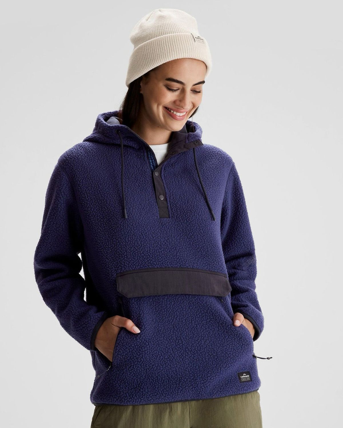 Co-Z Women's High Pile Hooded Pullover