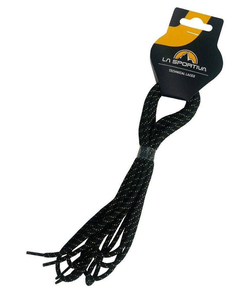 Approach Laces 147cm/58inches, Colour: Black/Yellow