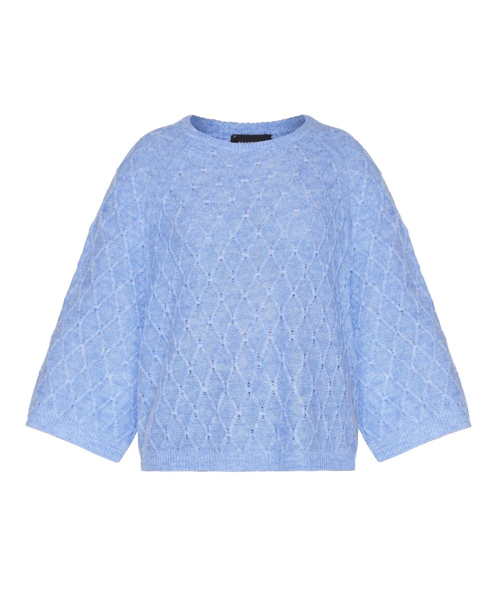 3/4 Sleeve Jumper 217763, Colour: Blue, Size: S