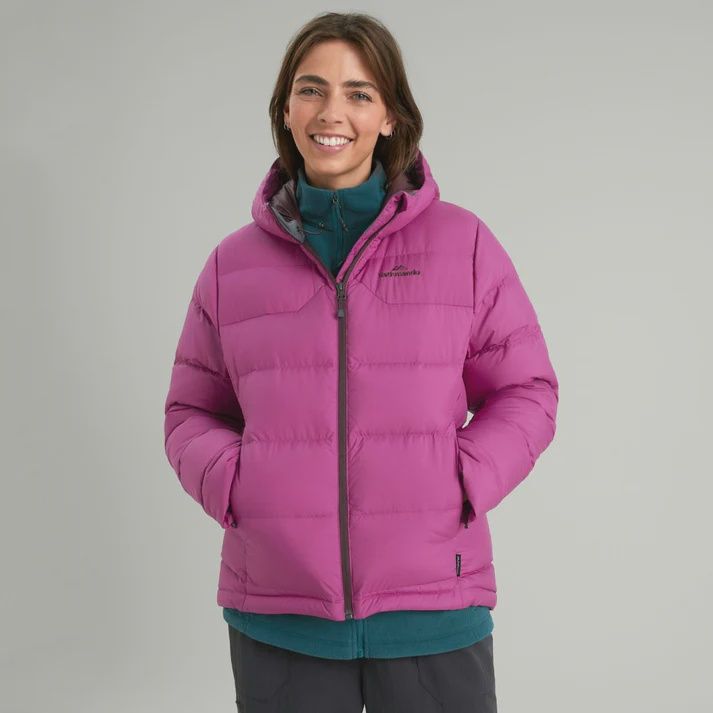 Epiq Womens Hooded Down Jacket, Colour: Raz, Size: 8, Style: KA0956