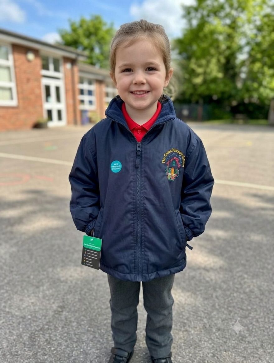 The Grove Nursery School Coat, Colour: Navy, Size: Age 3/4