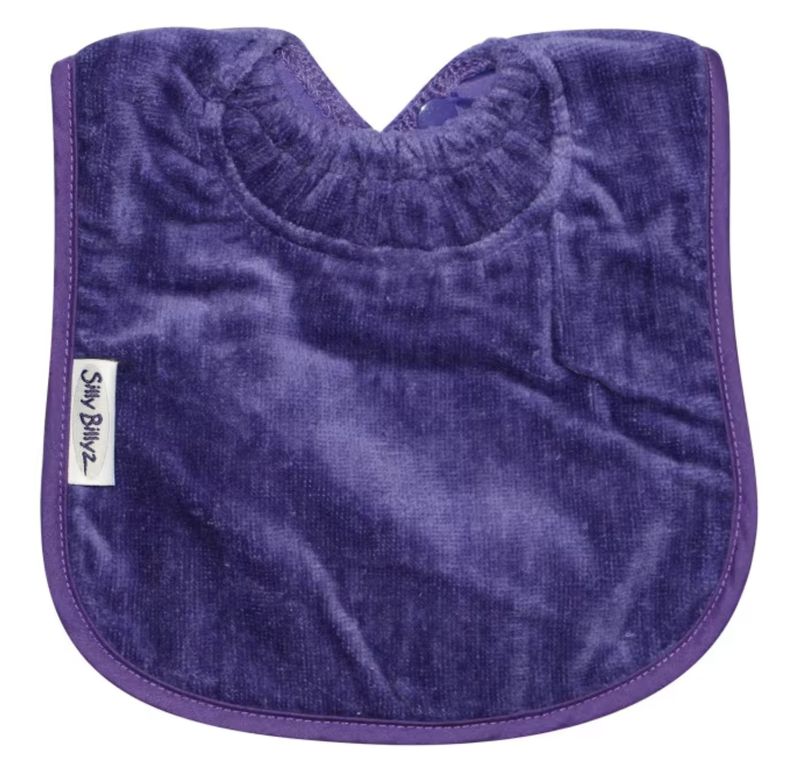 Towel Plain Large Bib Purple 18674