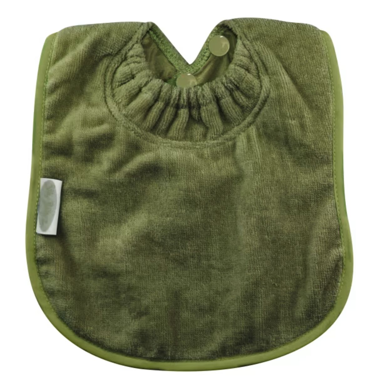 Towel Plain Large Bib Olive 123163