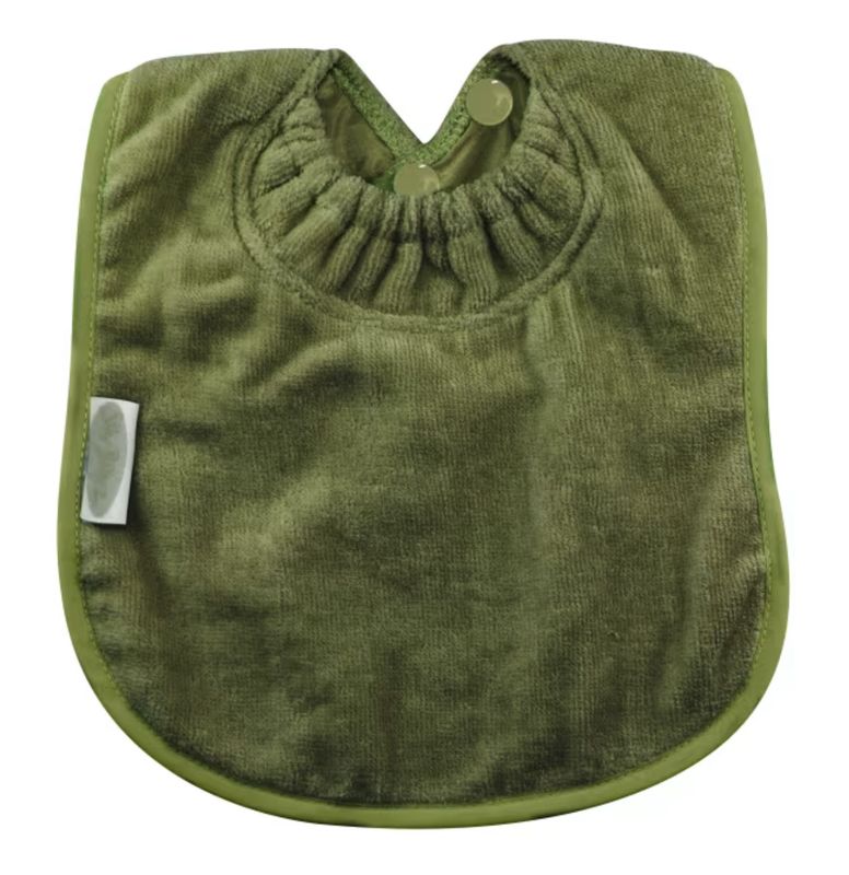 Towel Plain Large Bib Olive 123163