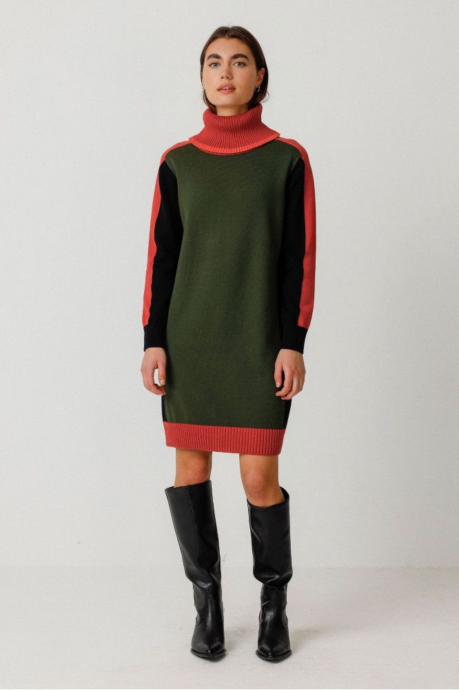 EMILI-GOTS DRESS, Colour: Deep Green, Size: 8, Style: WDR01413