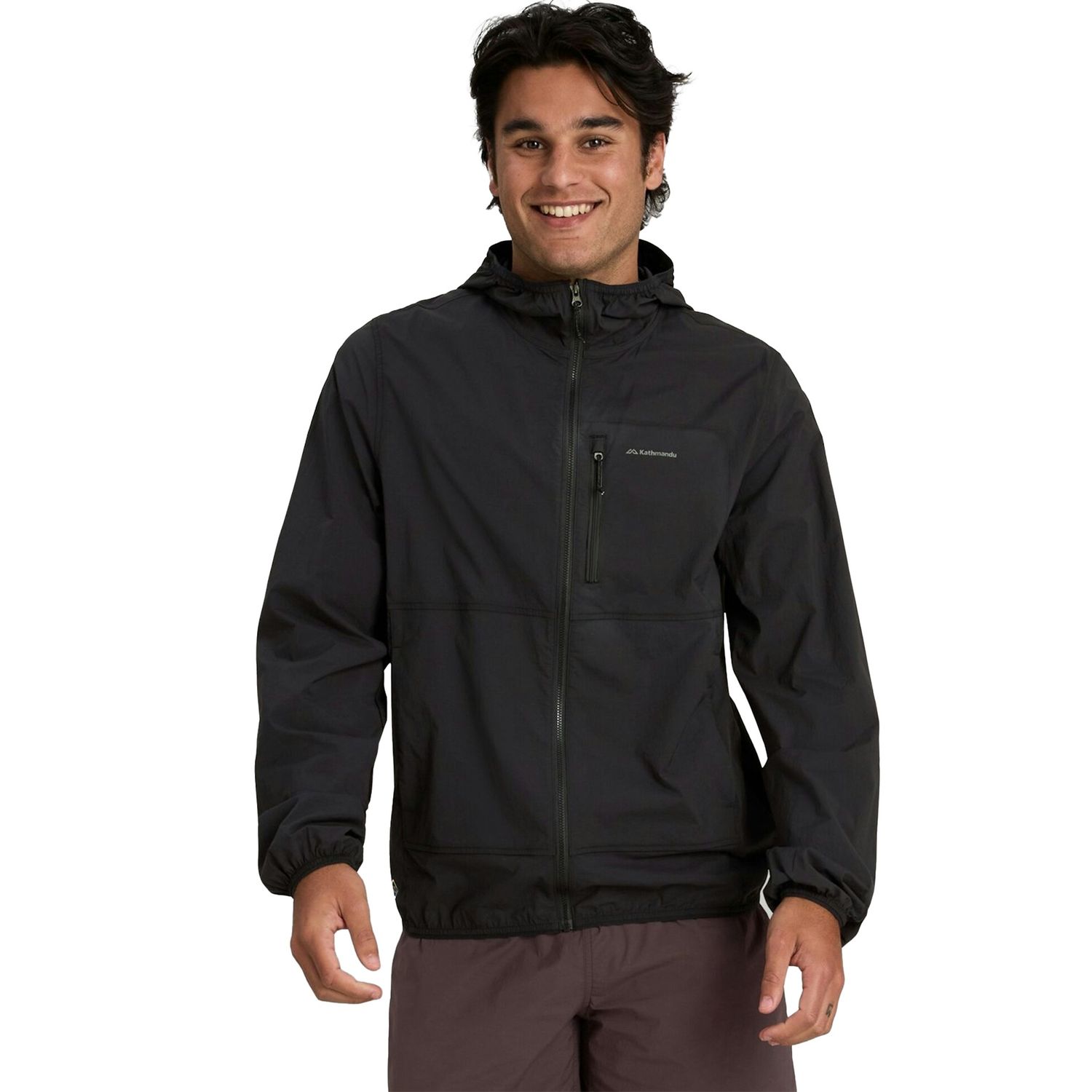 Evry-Where Stretch Men's Wind Jacket, Colour: Black Stingray, Size: S, Style: KB0401