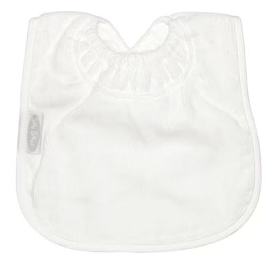 Towel Plain Large Bib White 18663