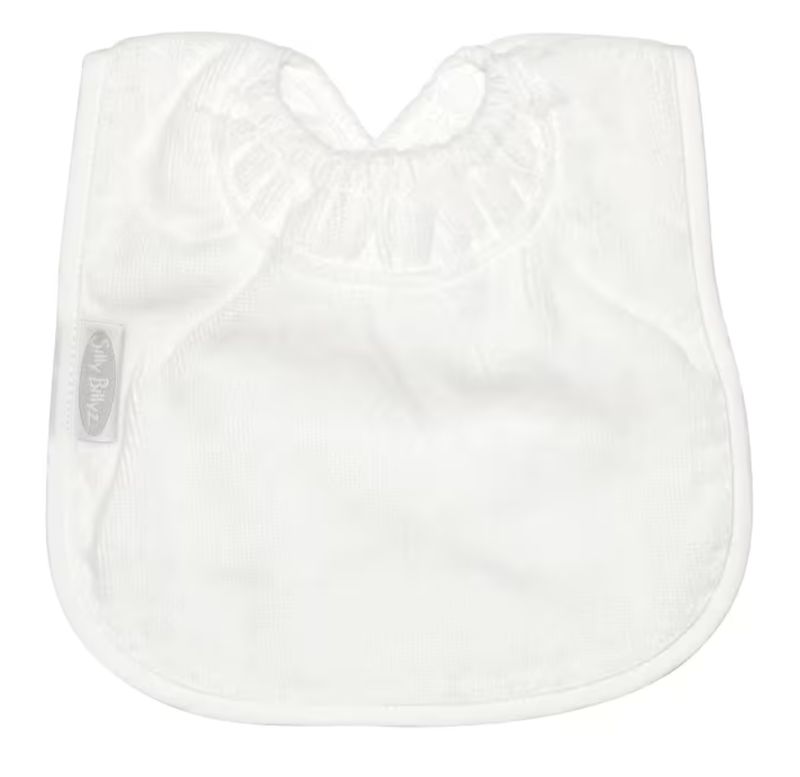 Towel Plain Large Bib White 18663