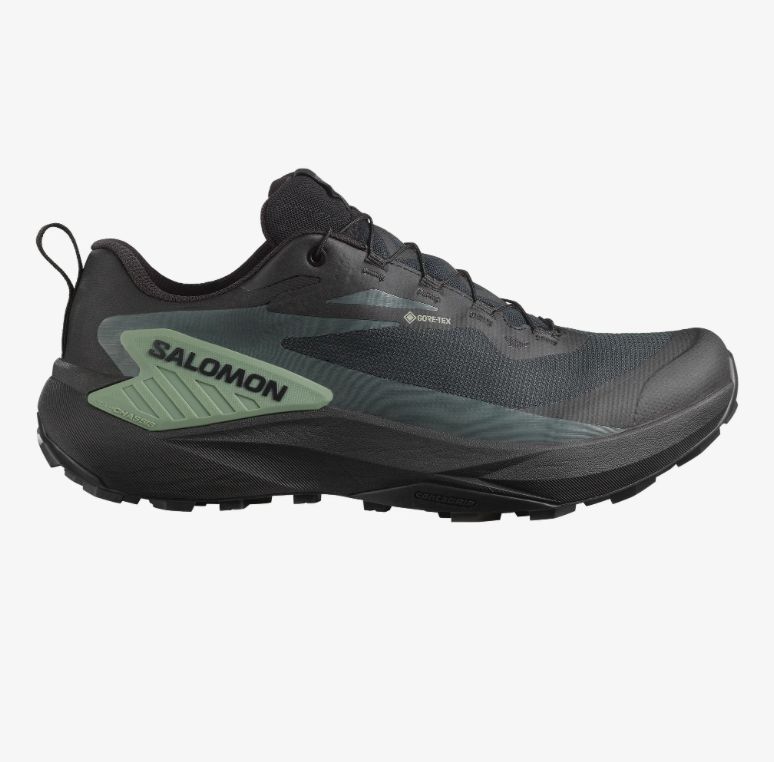 GENESIS GORE-TEX Men Trail Running - Black/Agave, Size: 8, Style: L47518700