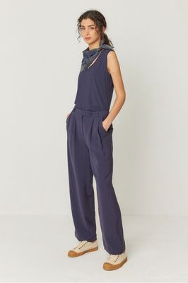 HAIDE TROUSER / Navy Violet