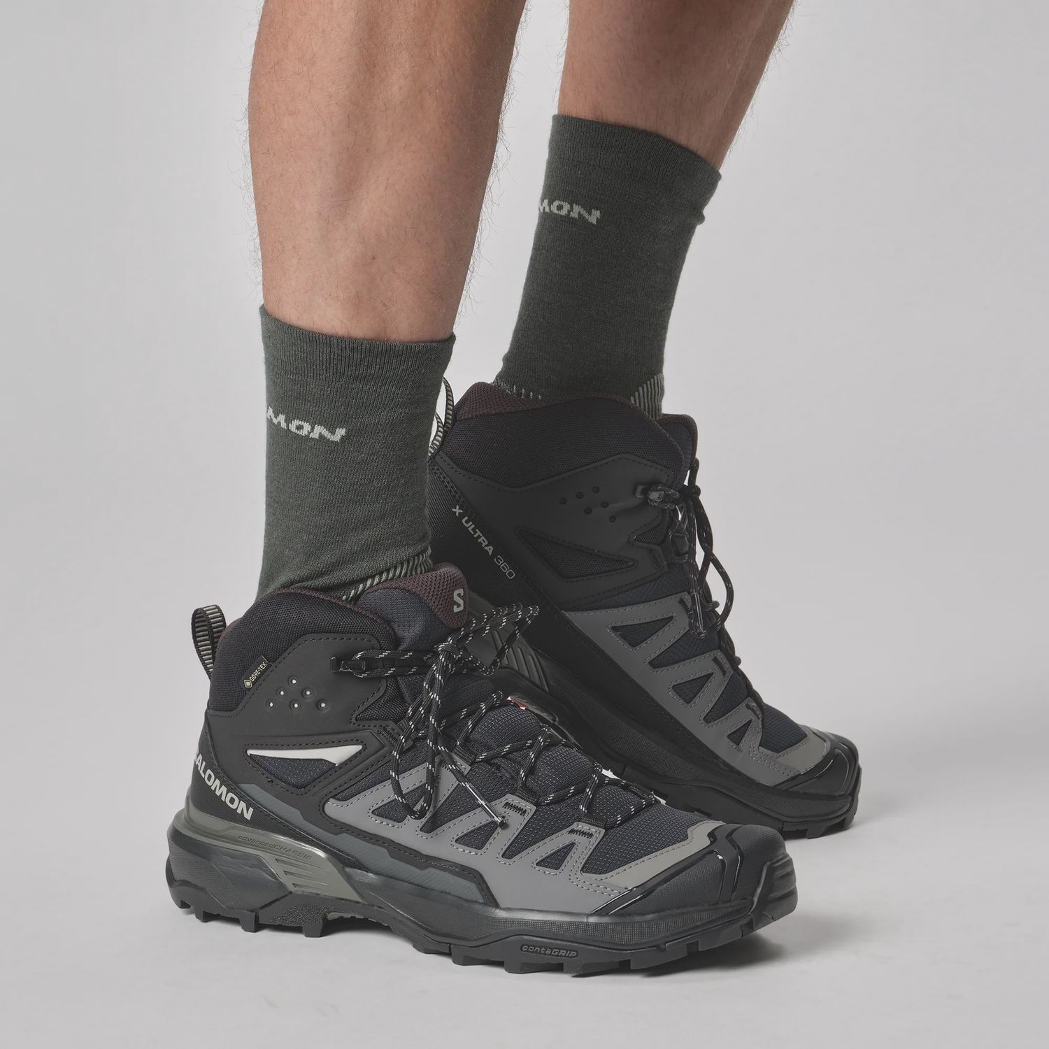 X ULTRA 360 GORE-TEX Men's Hiking Shoes - Black/Magnet