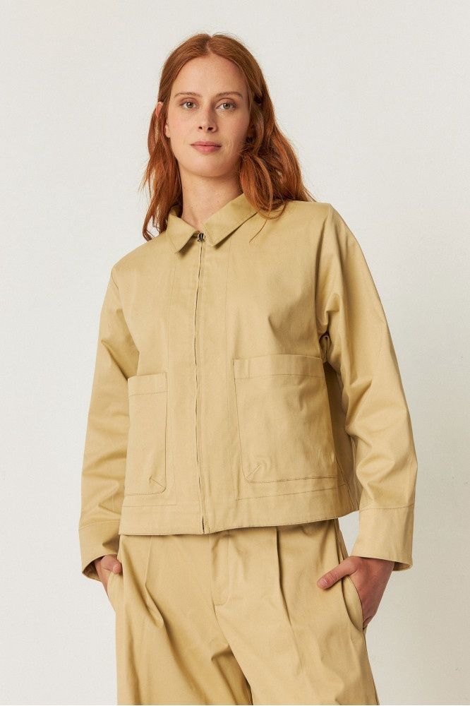 OLGA JACKET / Sand, Size: 8, Style: SJC00442