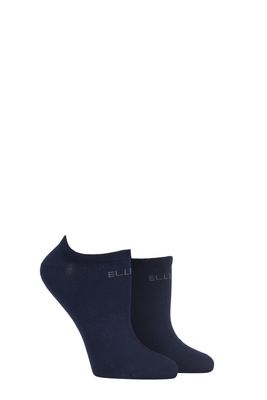 Ladies 2 Pack Bamboo No Show Socks SA14