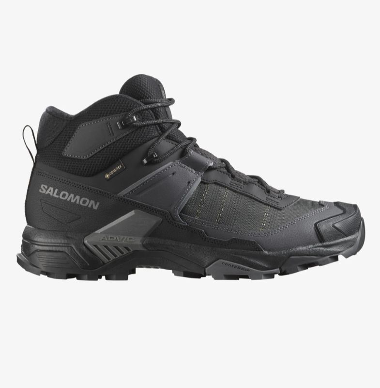 Men's X Ultra 5 Mid Wide Gore-Tex - Black / Asphalt / Castlerock