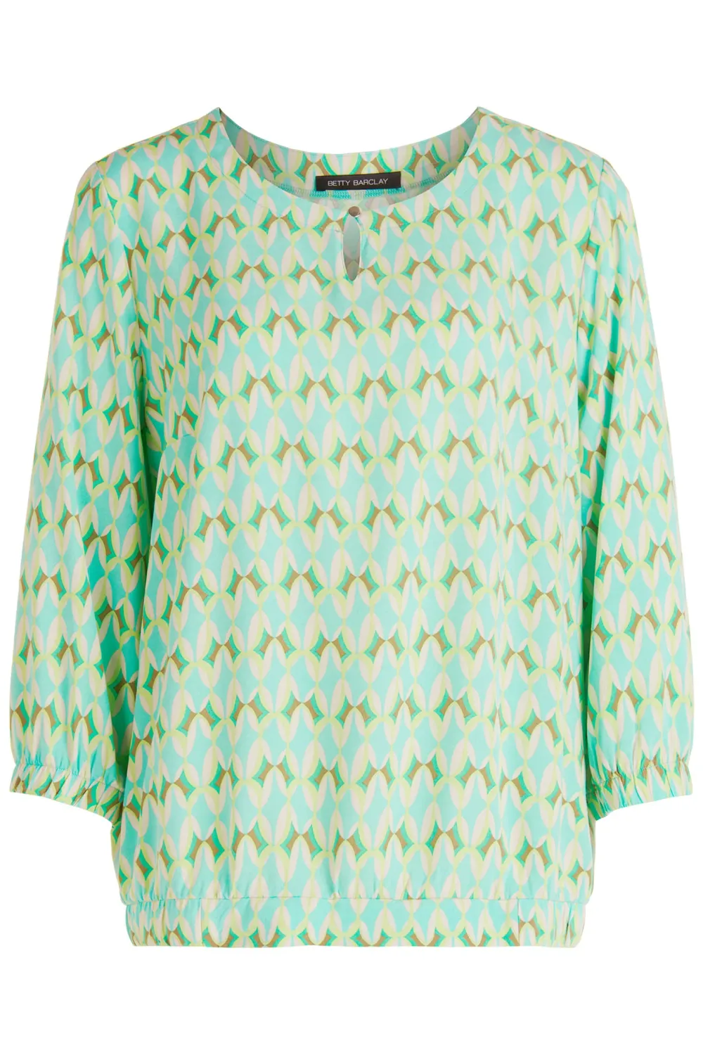 All Over Print Short Sleeve Blouse 8819