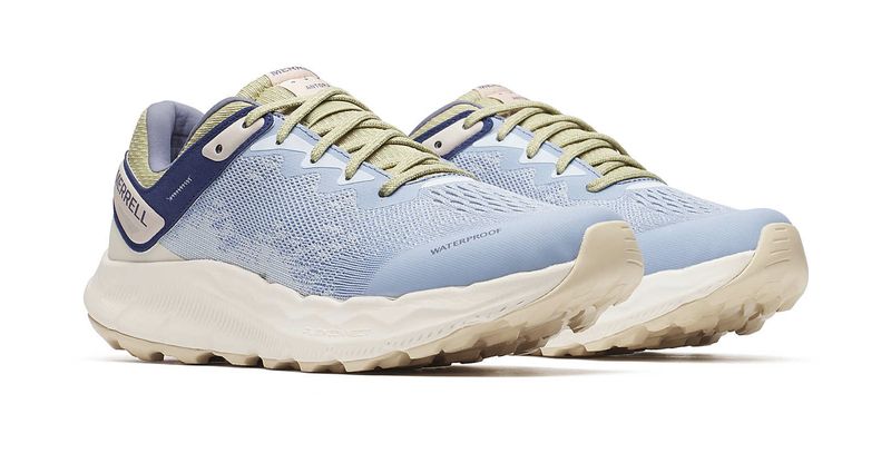 Women's Antora 4 Waterproof Trail Shoes| Seaway/Chalk