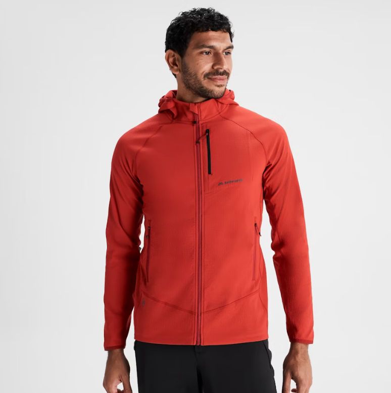Men's Aysen Hooded Fleece Jacket - Spicy Chilli Pepper