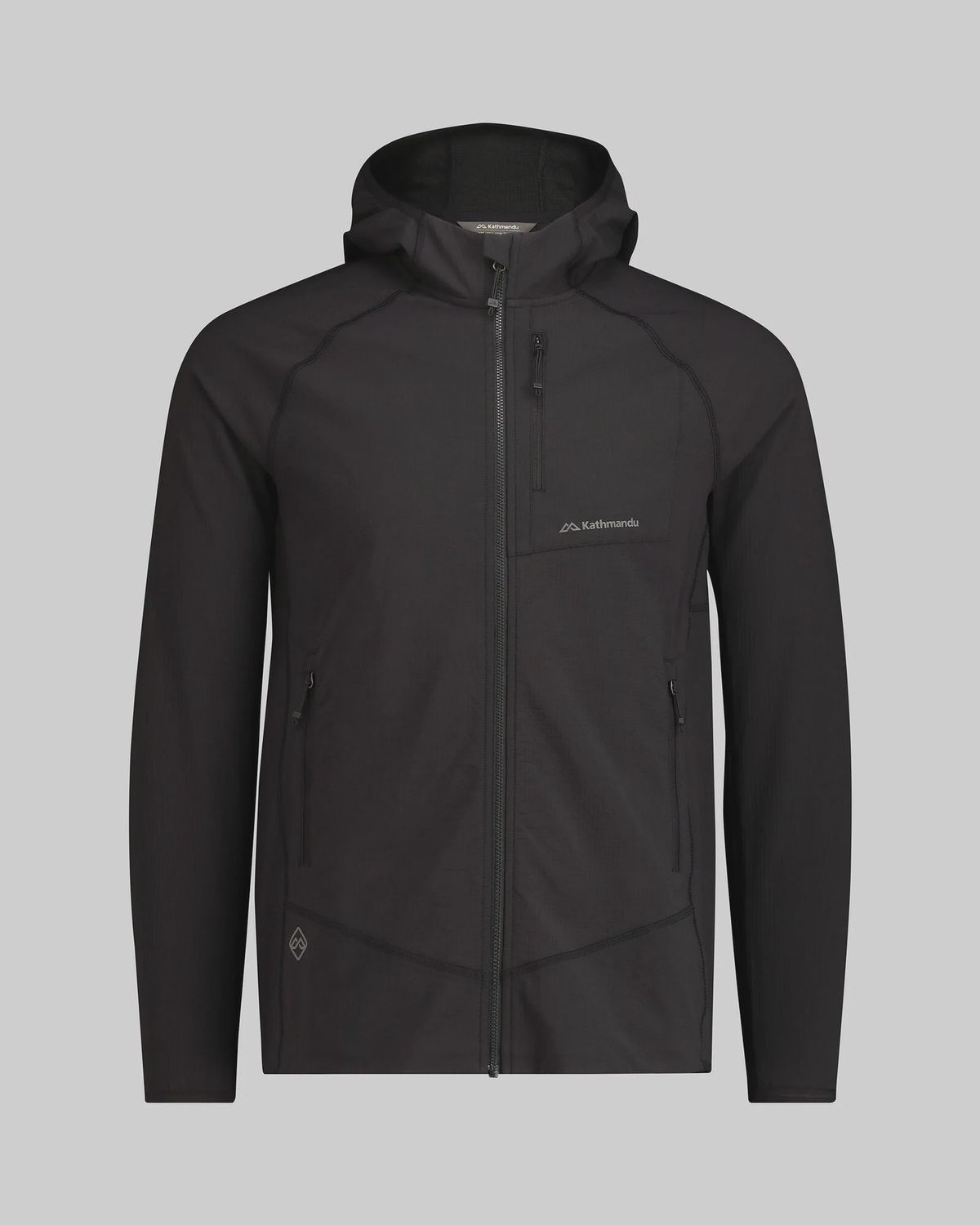 Men's Aysen Hooded Fleece Jacket - Black Stingray, Size: S, Style: KB0658