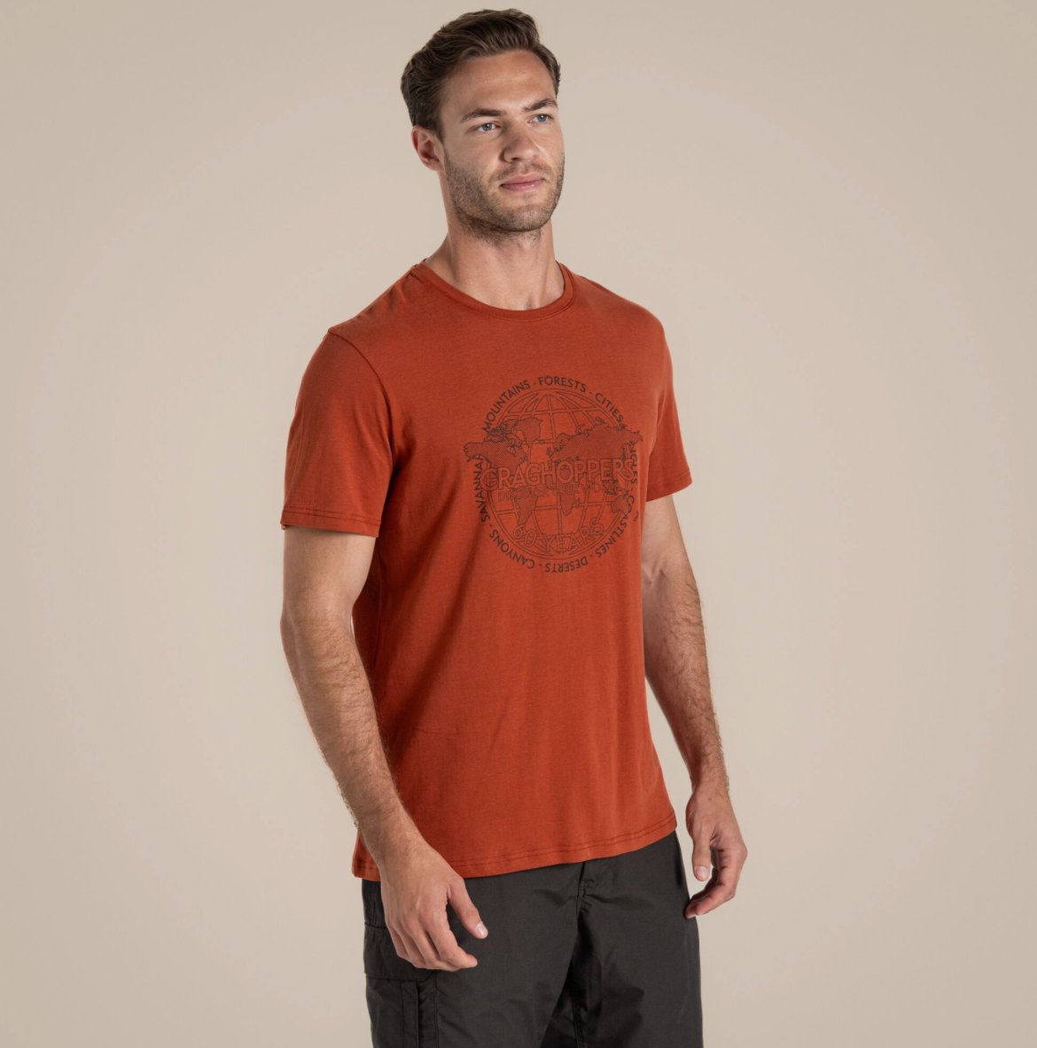 Men's Lucent II Short Sleeved T-Shirt | Red Beach 60