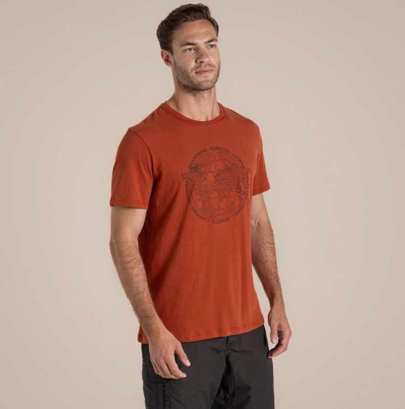 Men's Lucent II Short Sleeved T-Shirt | Red Beach 60