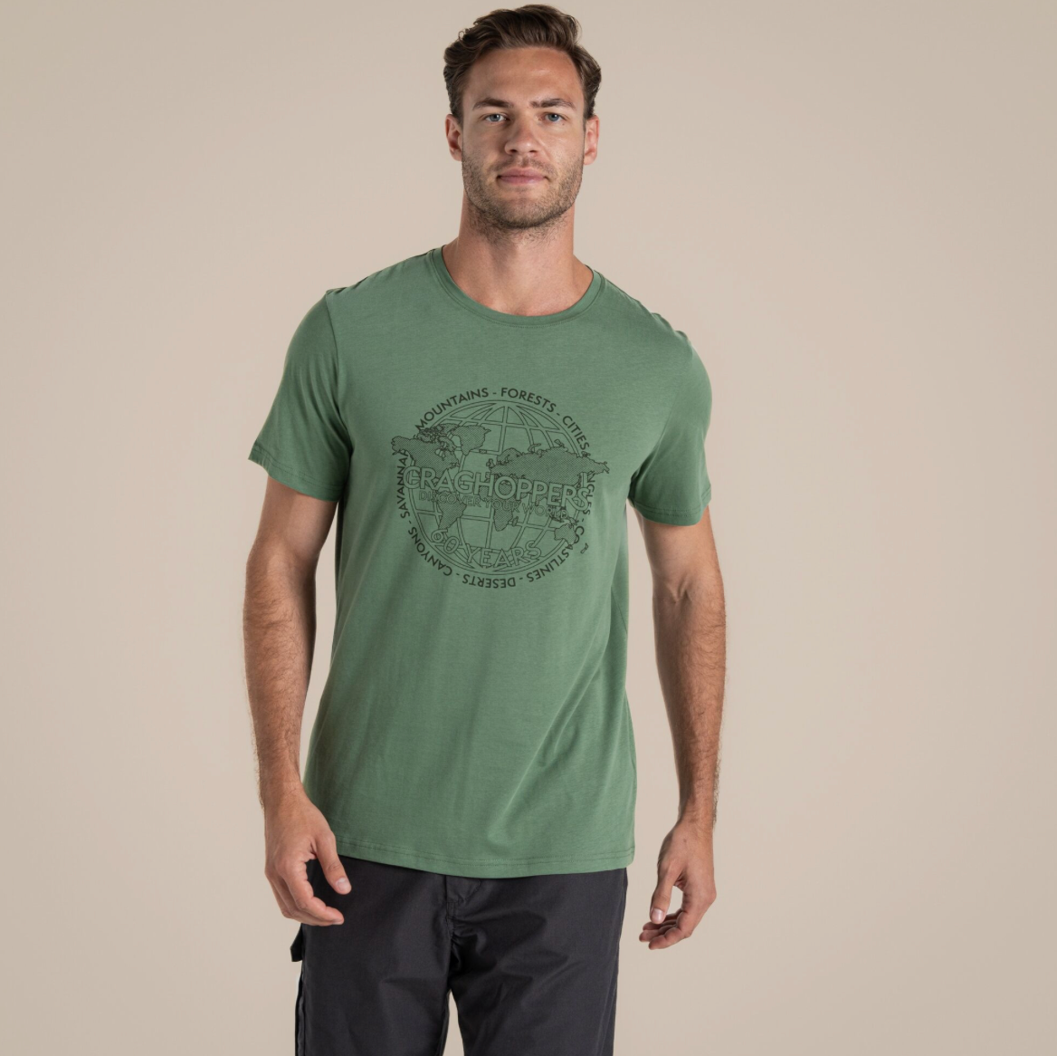 Men's Lucent II Short Sleeved T-Shirt | Mangrove Green