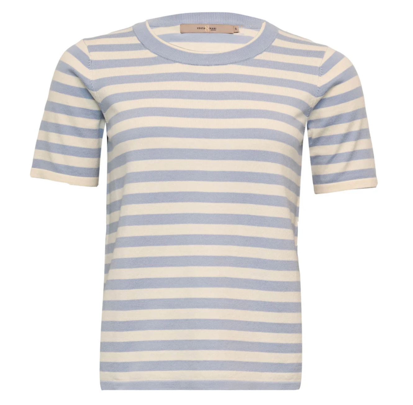 Blondie Stripe Knit - Zen Blue/Whisper White