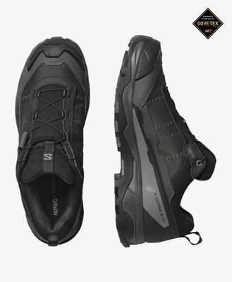 X ULTRA 5 WIDE GORE-TEX Men's Hiking Shoes - Black/Asphalt/Castlerock