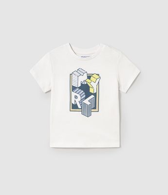 Baby Boy Lettering T-Shirt 106 - White